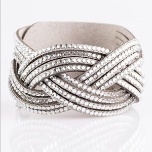Gray Wrap Bracelet